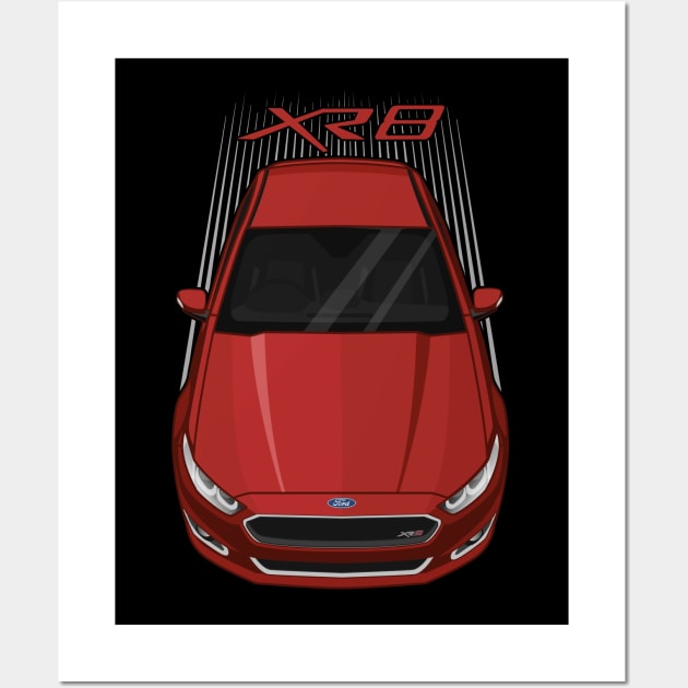 Ford Falcon FG X XR8 - Red Wall Art by V8social